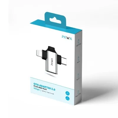 Pawa 3In1 Otg Adapter - Silver